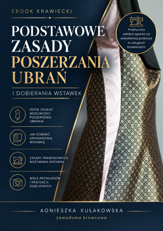 nauka poprawek krawieckich poszerzania ubrań